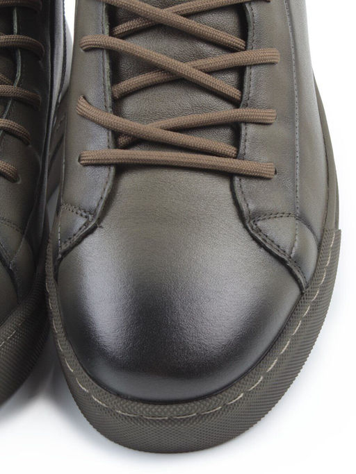 05-X30302A-70 KHAKI Ботинки демисезонные мужские (натуральная кожа,байка)