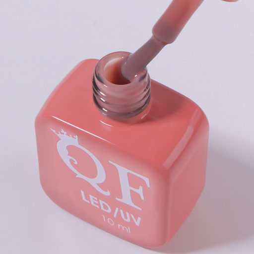 Гель лак для ногтей, камуфлирующий, трехфазный, 10 мл, LED/UV, нюдовый (6)