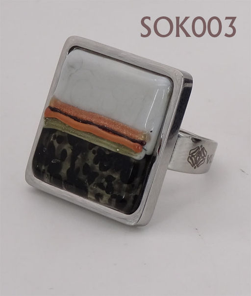 Кольцо из муранского стекла