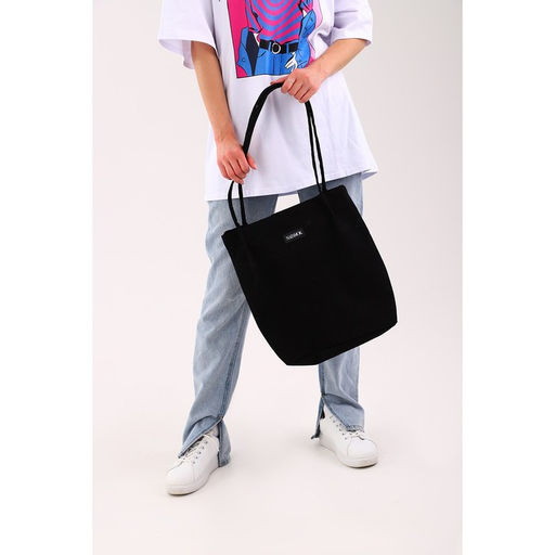 Сумка NAZAMOK, цвет черный, 40 х 35 см  фото 10