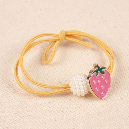 Резинка для волос / YIW-88 /уп 100/ (Бежевый) - ГалеонТрейд фото 4