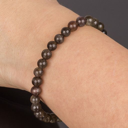 Браслет из Кошачего глаза 15,5 см - Радуга самоцветов фото 2