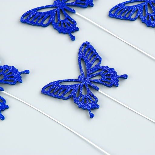 Набор для украшения Бабочки, цвет синий - Страна карнавалия фото 2