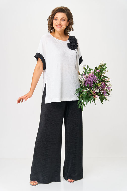 Костюм Michel Chic 1423 черный, белый фото 6