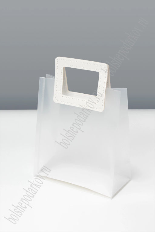 Пакет подарочный 16*18,6*8 см (12 шт) SF-8122, белый