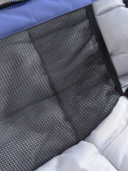 Парка зимняя женская с капюшоном василькового цвета 9538-1Vs - Valianly фото 14