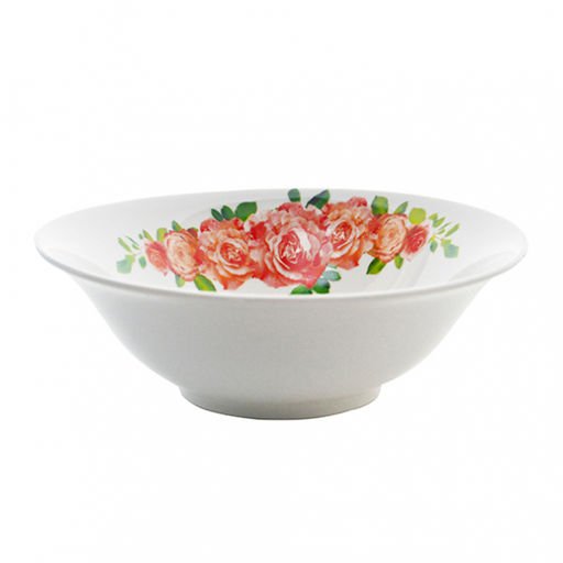 Салатник 7" 600мл, 17,5см Eclipse "Нежные розы" (эконом) фарфор арт. с7-4713# (84790)
