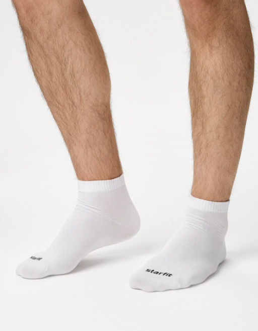 Носки спортивные Starfit Charge SCS2525PW, белый, 43-46, 5 пар