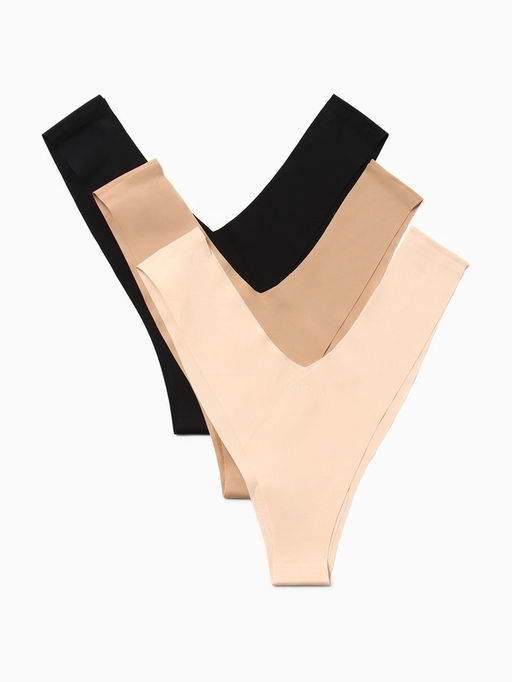 Трусы бесшовные бразильяно KAFTAN, набор 3 шт., размер 44-46