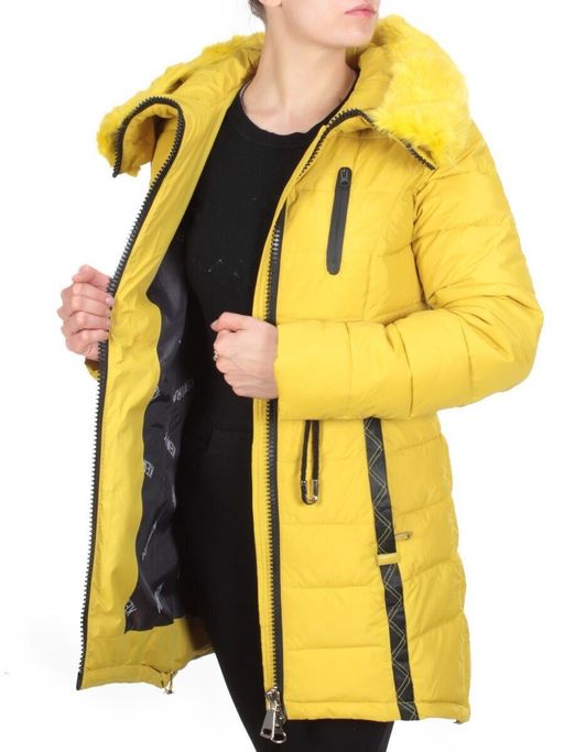 A15-863 YELLOW Куртка зимняя облегченная KEMIRA - Fashion фото 9
