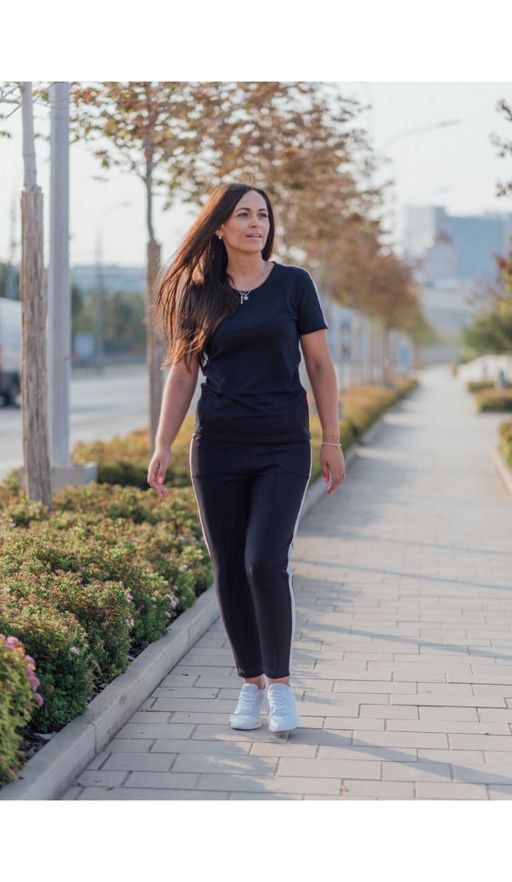 Футер 2х нитка КАЧЕСТВА ПЕНЬЕ 95% ХЛОПОК Костюм женский - Knitka wear фото 3