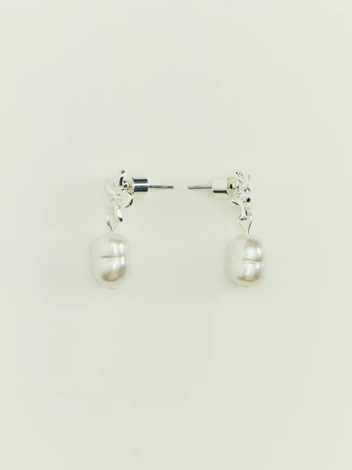 Серьги с искусственным жемчугом ZR2605060303-7 / Zarina