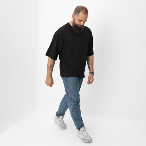 Футболка мужская MIST «Русский стиль», черный, р. 48