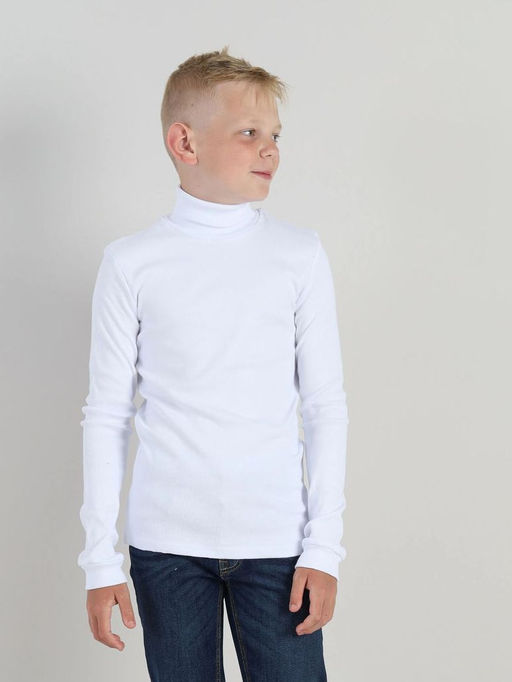 CRB wear/CWKB 63152-20 Водолазка для мальчика,белый/Ex.Cherubino фото 4