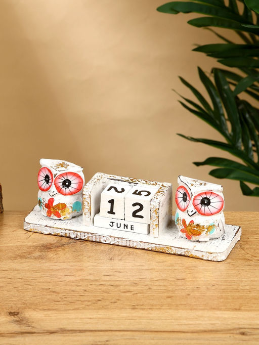 Календарь настольный Совушки, 1966 см, дерево, белый - Simaland фото 4