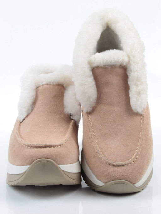 04-5521-2 APRICOTS Ботинки зимние женские (натуральная кожа, 100% шерсть)