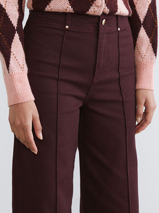 Wideleg Kad?n Jean Pantolon