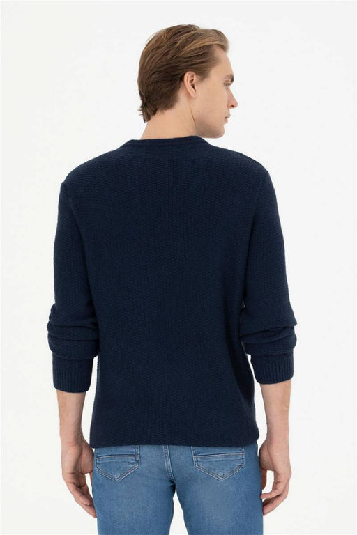 Мужской темно-синий свитер - U.s. polo assn фото 5