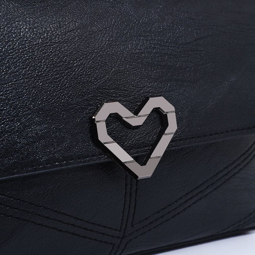 Сумка-клатч на магните, длинный ремень, цвет чёрный - Simaland фото 4