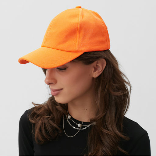 Кепка женская MINAKU, цвет оранжевый, размер 56-58