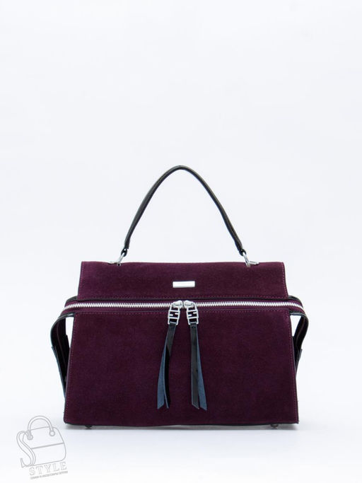 Сумка женская кожаная 9675MSS purple Velina Fabbiano-Safenta в Новосибирске