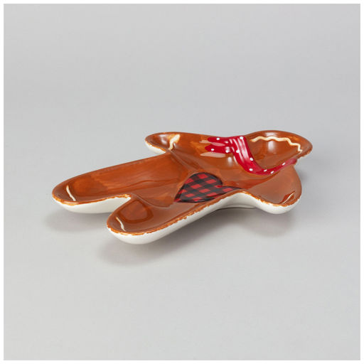 ТАРЕЛКА ЗАКУСОЧНАЯ AGNESS ПРЯНИЧНЫЙ ДОМИК 20,8*15,5*2,8 СМ (КОР=24ШТ.)  фото 3