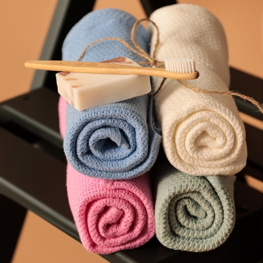 Полотенце вафельное Love Life Sweet Moment, 70×130 см, хлопок 100%, розовое