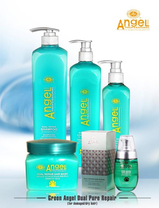 Angel Green Dual Repair Shampoo Шампунь двойное восстановление, 1000 мл - Angel professional фото 3