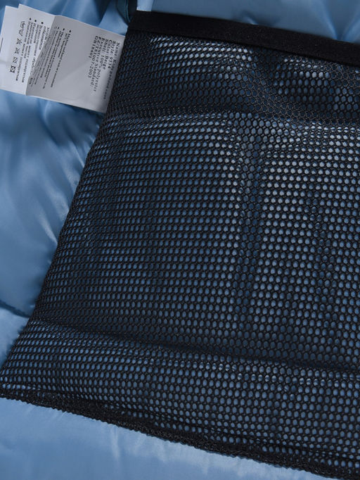 Парка зимняя подростковая для девочки с капюшоном и мехом бирюзового цвета 9534Br