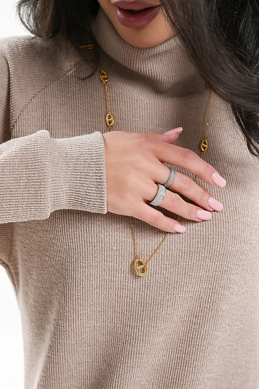 Платье теплое в рубчик