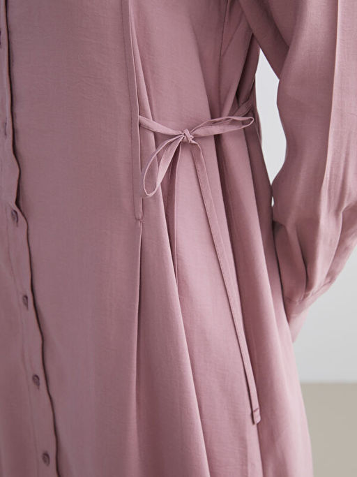 Modal Kar???ml? G?mlek Elbise