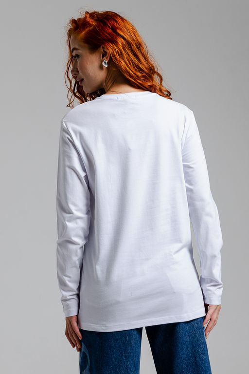 8519 Футболка с длинным рукавом женская