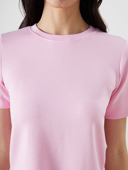 Bisiklet Yaka Kad?n Ti??rt