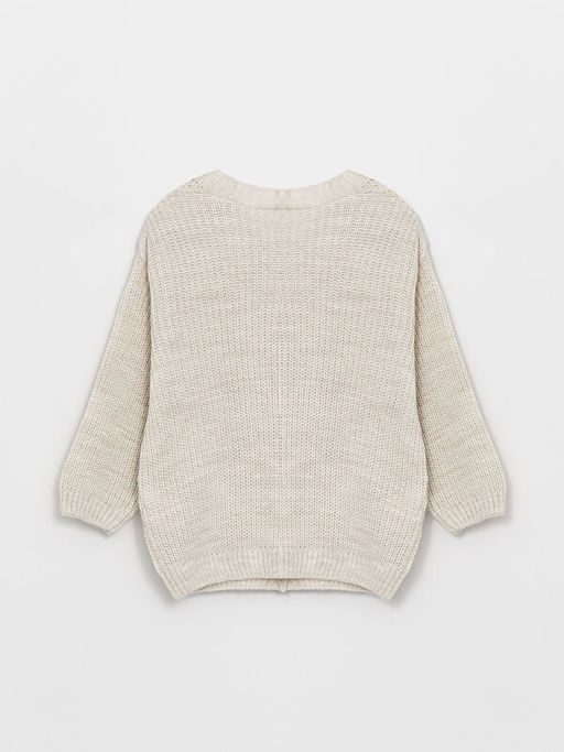 V Yaka Uzun Kollu Basic Erkek Bebek Triko H?rka - Waikiki фото 2