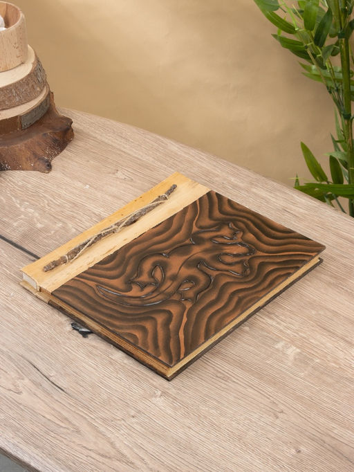 Фотоальбом «Ящерица», 10 листов, 23×27×2 см, коричневый