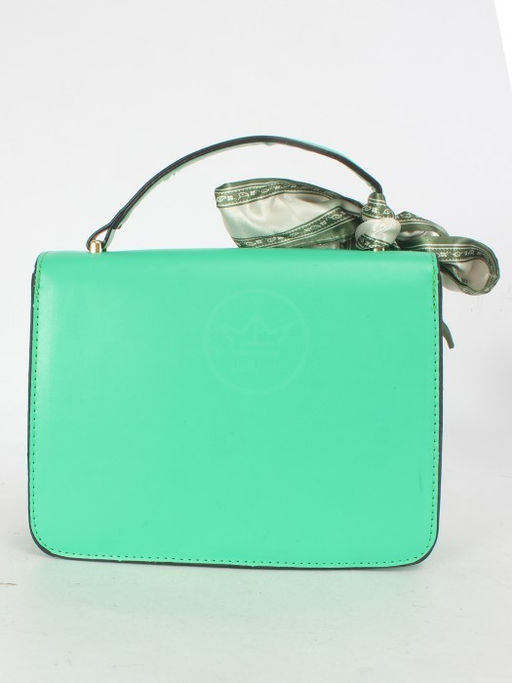 Сумка женская искусственная кожа Ch&K-5371, 1отд+карм/перег, плечевой ремень, зеленый SALE 253269 - Adelia фото 7