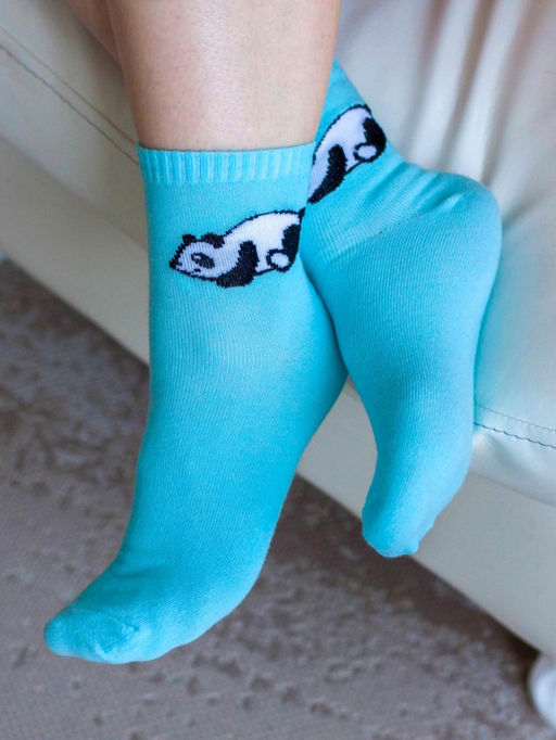 Носки женские iLikeGift "Panda", р. 35-40