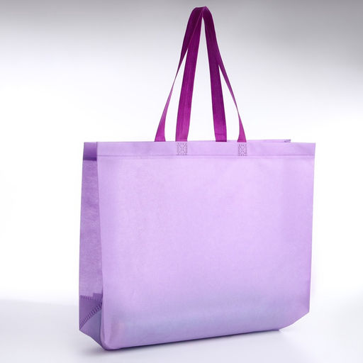 Цена за 2 шт. Сумка пляжная без застёжки, 45×12×35 см, однотонная, сиреневая