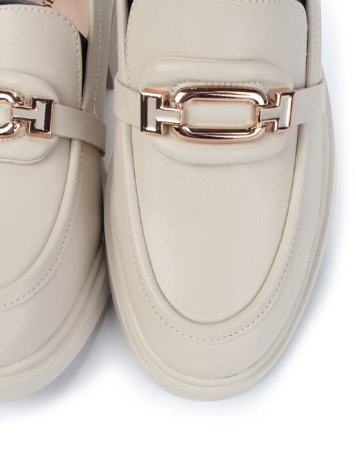 01-PDS133-3 BEIGE Ботинки демисезонные женские (натуральная кожа)