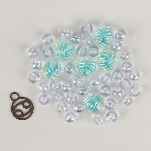 Мягкая игрушка  Зодиак Создай своё украшение. Рак, с кулоном