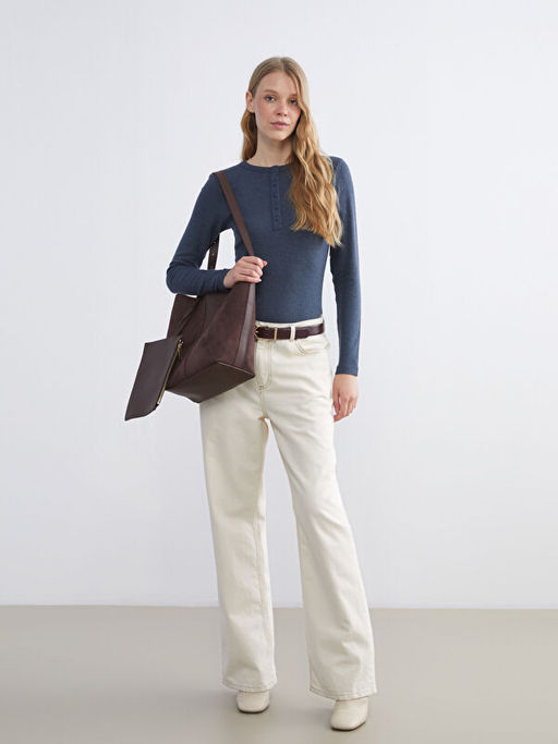 Bisiklet Yaka Kad?n Body