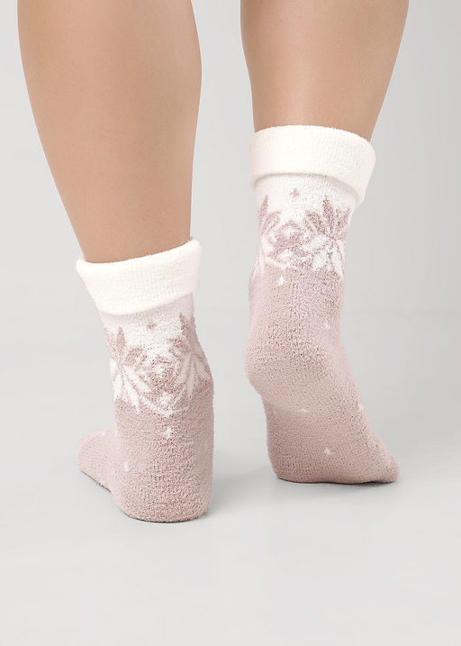 (CLE) Д970Т носки жен. НГ травка (ЧЗ)