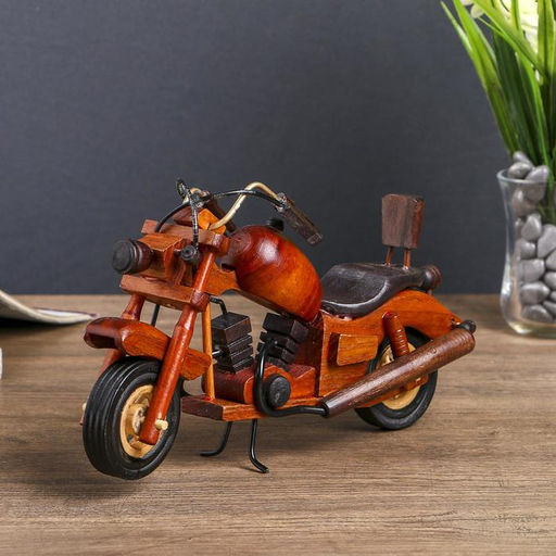 Фигурка дерево «Модель мотоцикла», 14×23.5×5 см, МИКС