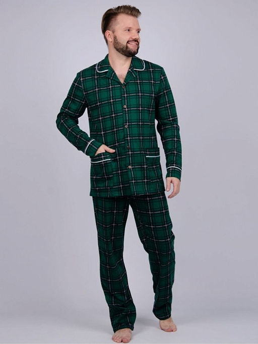 Пижама, домашний костюм ДК-147-грин - Ihomelux фото 3