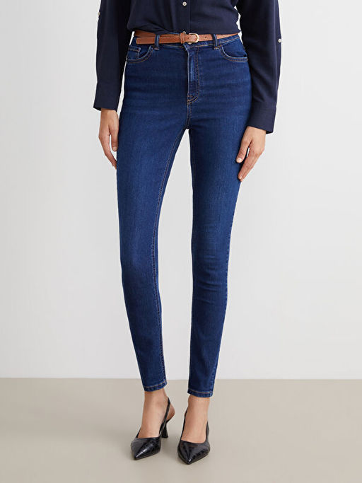 Beli Kemerli J?piter S?per Skinny Fit Jean Pantolon