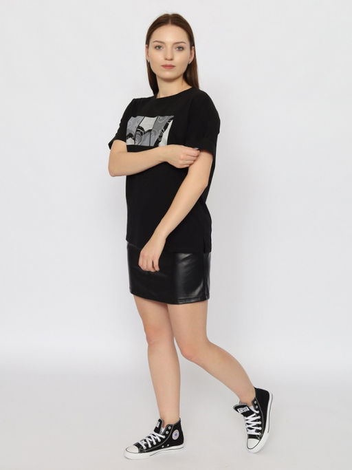 CRB wear / CSMW 60352-22 Футболка женская,черный/Ex.Cherubino  фото 4