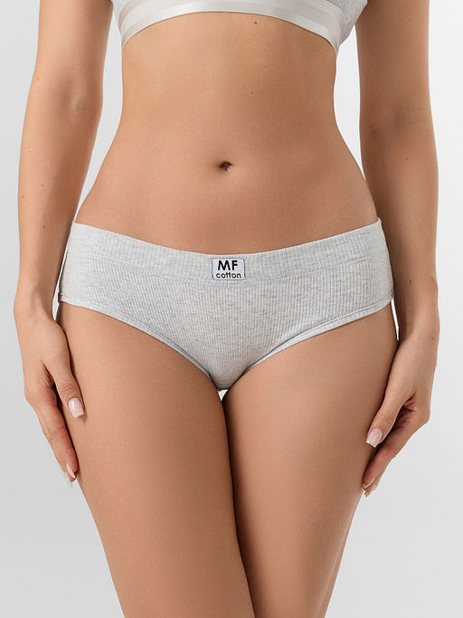 Цена за 2 штуки! Трусы слипы женские серые - Mark formelle фото 2