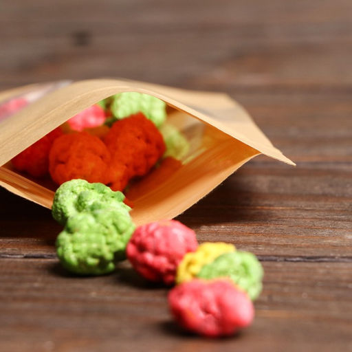 Цена за 50 шт. Пакет Zip - lock Крафт с прямоугольным окном, плоский, 9×14 см