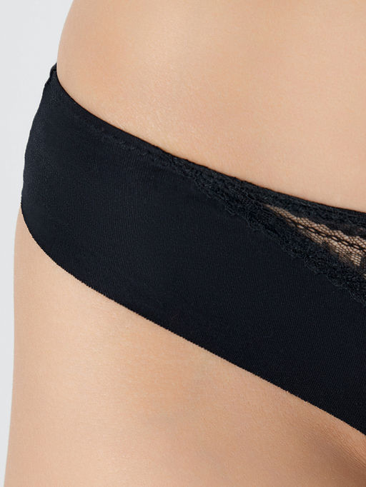 Цена за 2 штуки! Трусы женские бесшовные черные