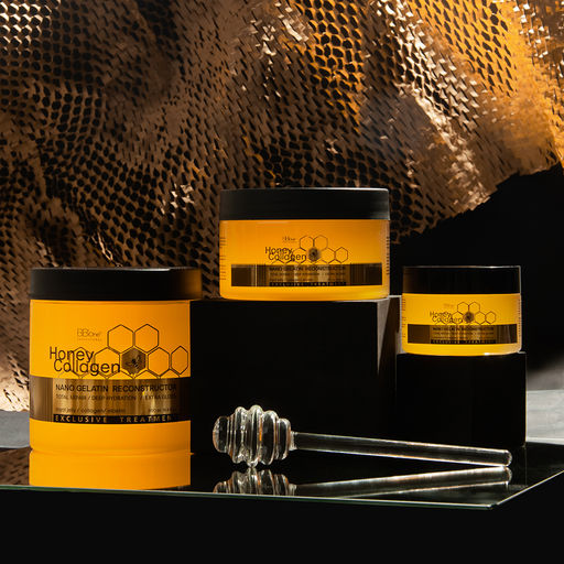HONEY COLLAGEN NANO GELATIN RECONSTRUCTOR 500 мл - Bbone фото 4